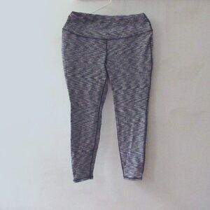 Torrid Active Black & White Stripe PerformanceAthletic Leggings Women's Size 2X